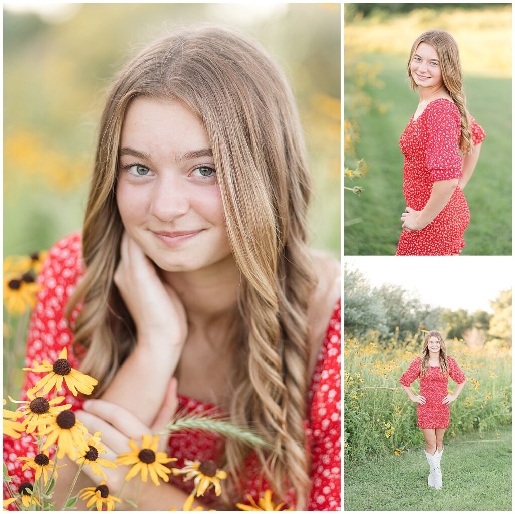 In the wild flowers at Centennial park Springfield IL